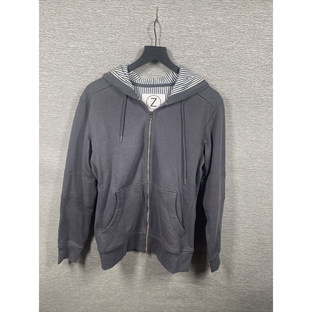 Z Men's Gray Zip Up Jacket Size L
